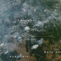 Así se ven los incendios de la Amazonía de Brasil desde el espacio